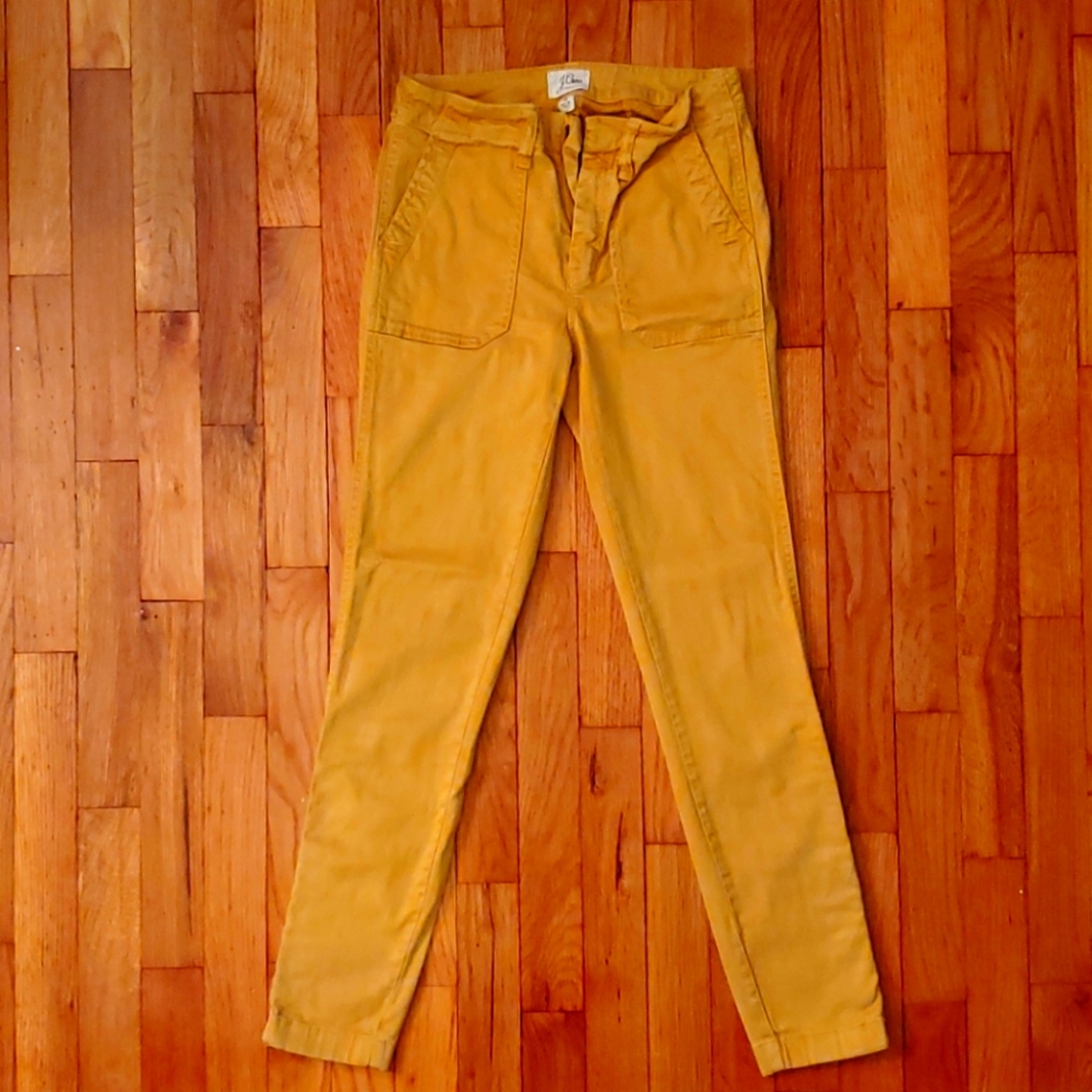 J.Crew Yellow Skinny Pants